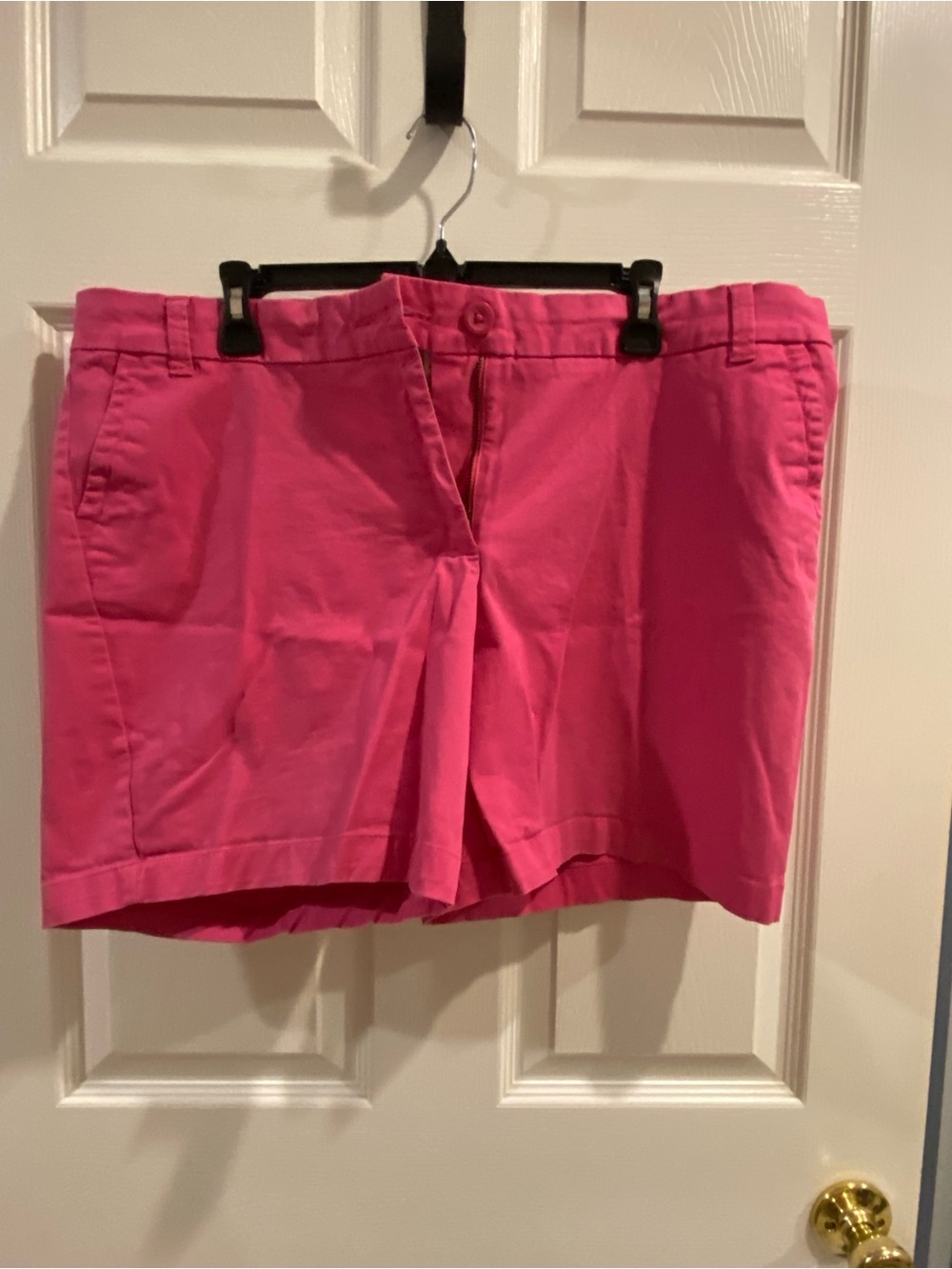 crown & ivy Bright Hot Pink Tailored Bermuda Shorts